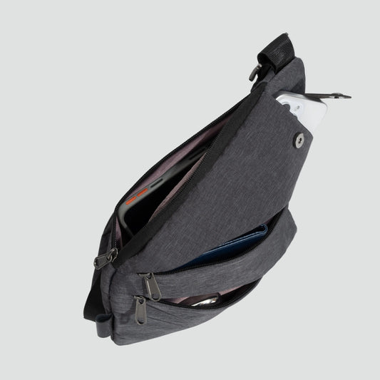 Torba crossbody damska | antykradzieżowa, wodoodporna