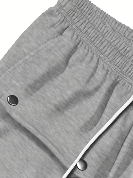 Męskie Spodnie Jogger Cargo z Wieloma Kieszeniami | Elastyczny Pas ze Sznurkiem | Zwężany Krój ze Ściągaczami | Casual Streetwear