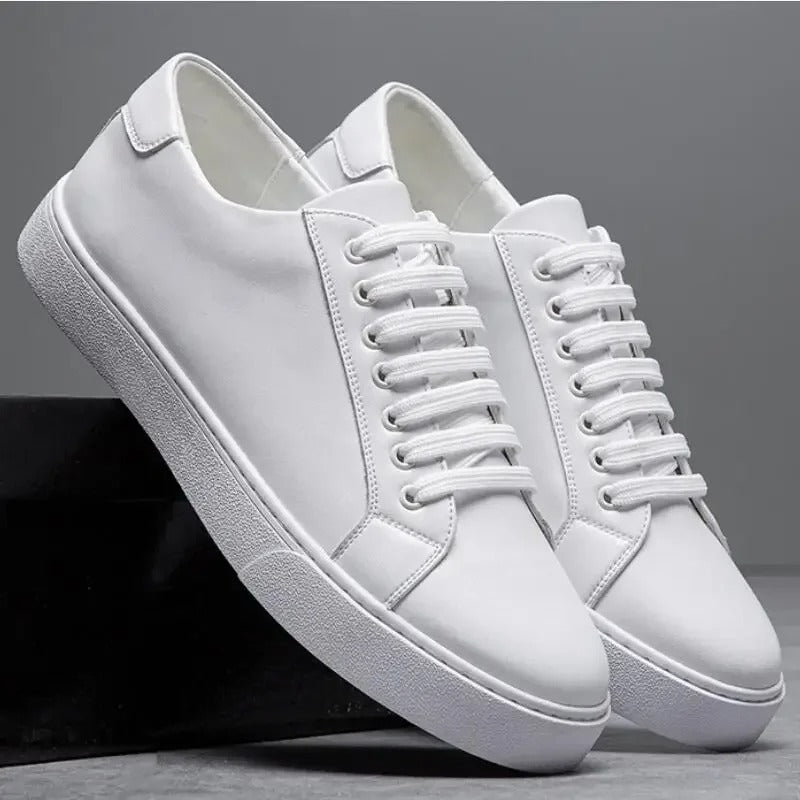 Enzo | Męskie sneakersy ze skóry