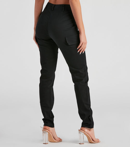Anke | Stylowe Spodnie Cargo Skinny dla Kobiet