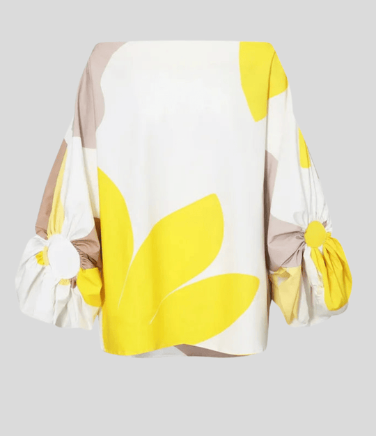 Hannah | Wydrukowany Zestaw Dwuczęściowy | Dopasowany, Lekka Tkanina, Casual Chic