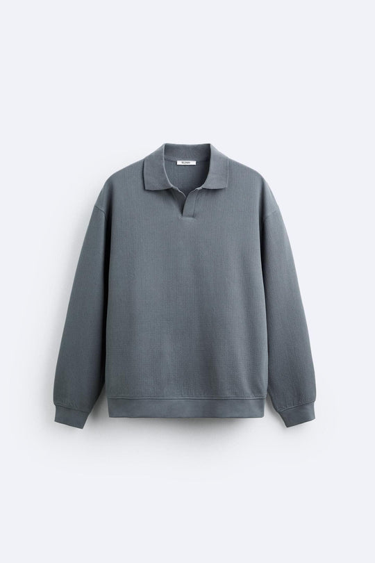 Męskie Polo z Długim Rękawem | Klasyczny Kołnierzyk | Regular Fit | Casual na Co Dzień i Półsezon