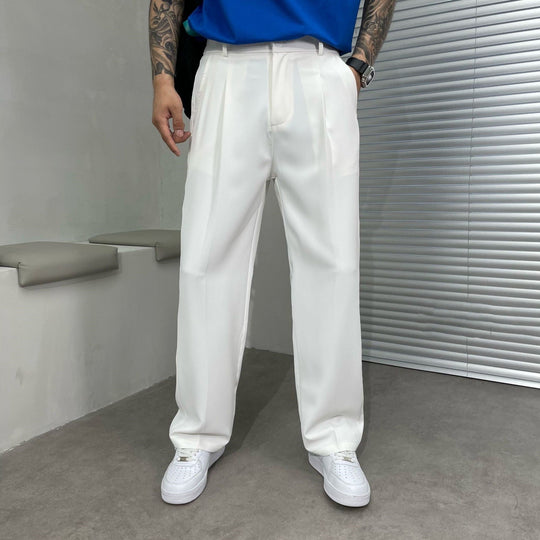 Męskie Spodnie Jeans Relaxed Fit | Elastyczny Pas | Prosty Krój Casual | Dom, Podróże i Codzienny Komfort