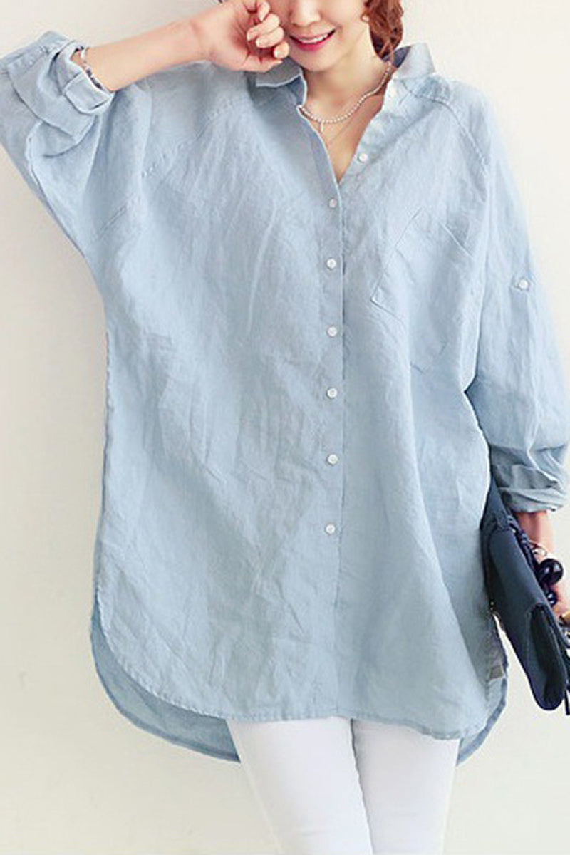 Damski Top o Luźnym Kroju | Komfortowy Top z Długim Rękawem | Uniwersalny Design | Na Co Dzień i Do Casualowych Stylizacji