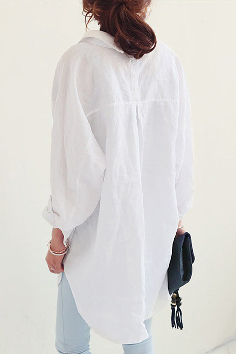 Damski Top o Luźnym Kroju | Komfortowy Top z Długim Rękawem | Uniwersalny Design | Na Co Dzień i Do Casualowych Stylizacji
