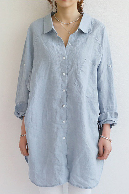 Damski Top o Luźnym Kroju | Komfortowy Top z Długim Rękawem | Uniwersalny Design | Na Co Dzień i Do Casualowych Stylizacji