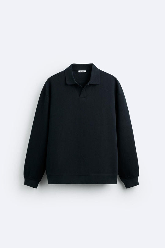 Męskie Polo z Długim Rękawem | Klasyczny Kołnierzyk | Regular Fit | Casual na Co Dzień i Półsezon