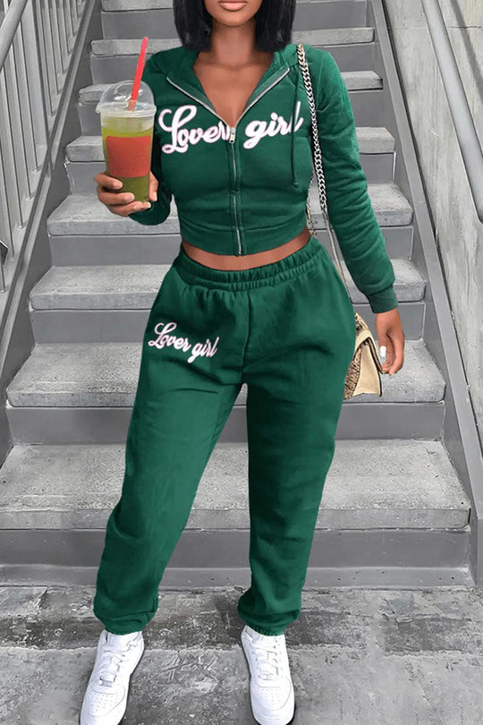 Kobieta | Zestaw Stylowy | Bluza | Spodnie Dresowe | Styl Streetwear