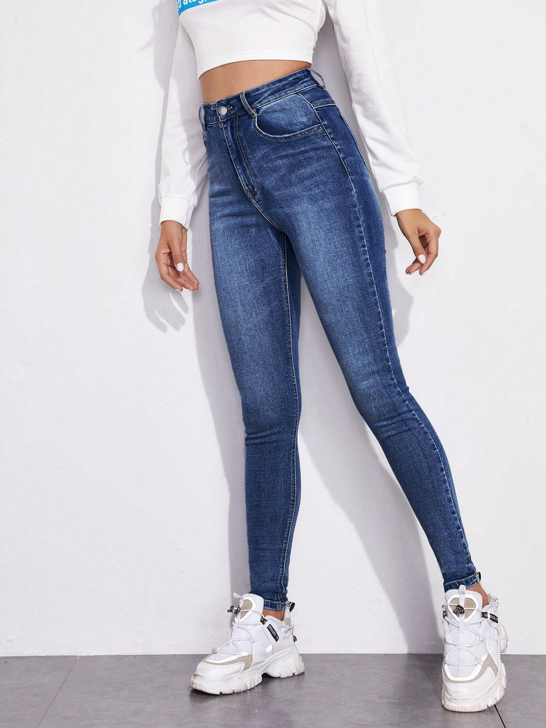 Dżinsy Skinny z Denimu na Wszystkie Pory Roku – Damskie