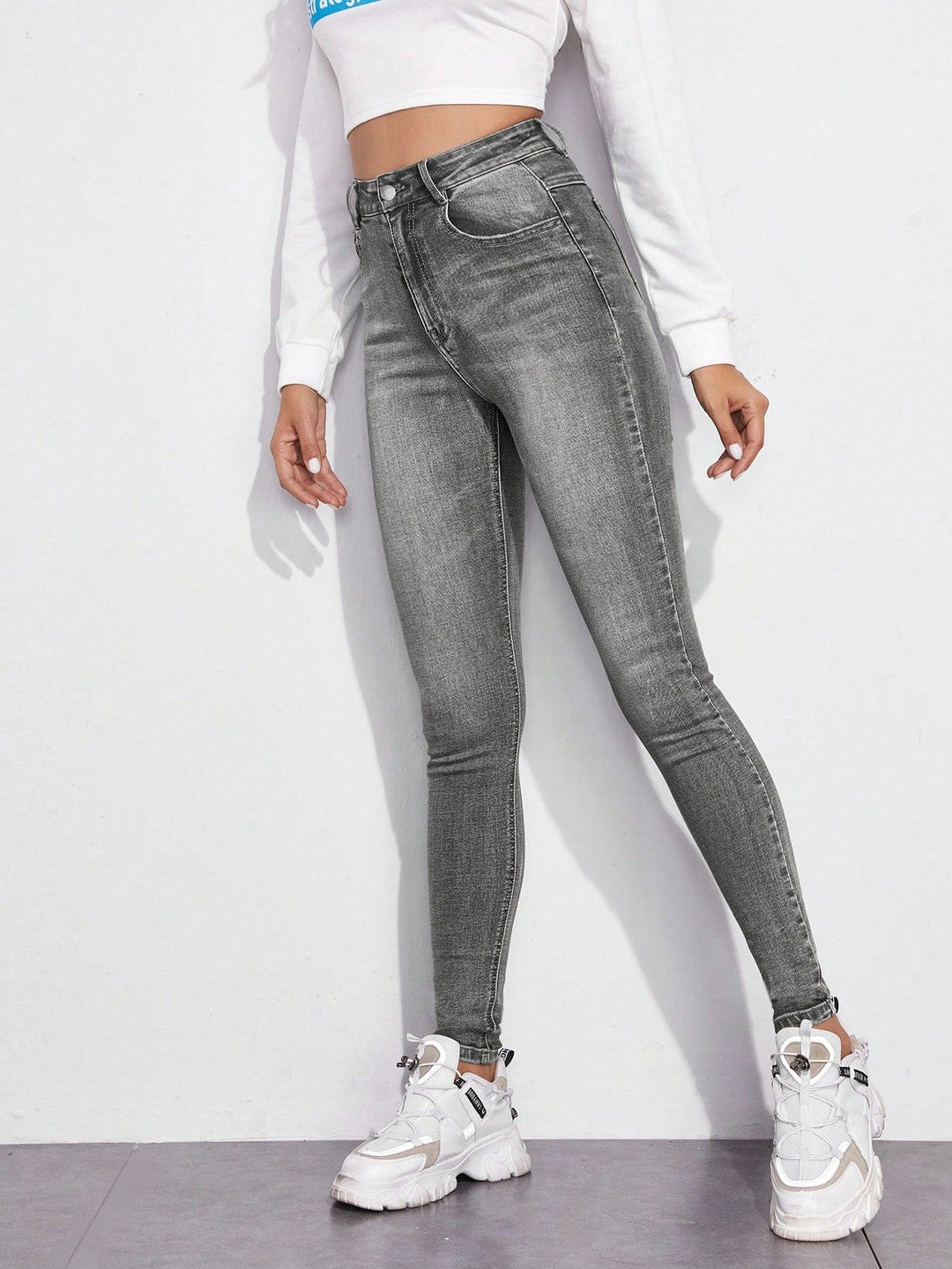 Dżinsy Skinny z Denimu na Wszystkie Pory Roku – Damskie