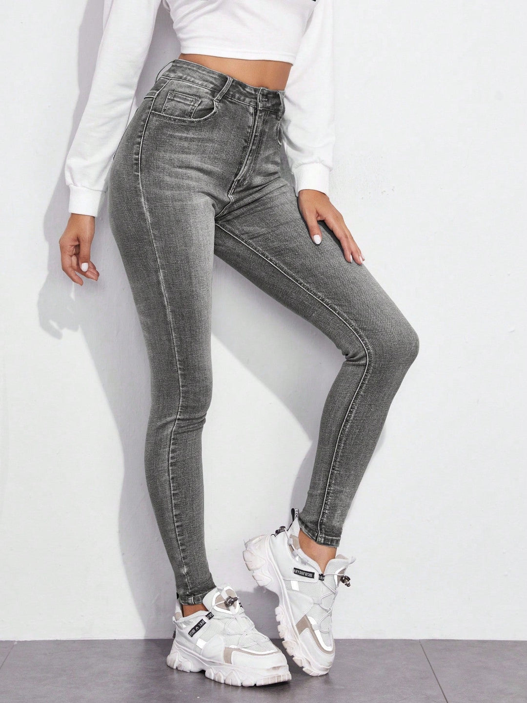 Dżinsy Skinny z Denimu na Wszystkie Pory Roku – Damskie