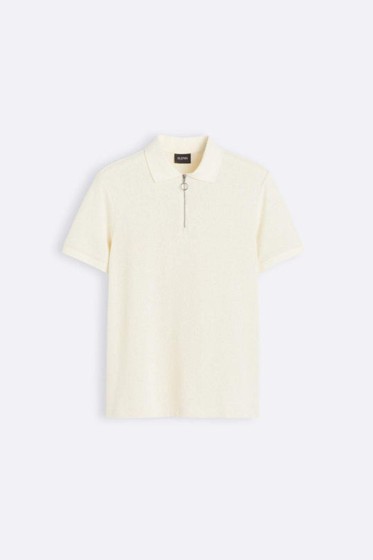 Męskie Polo z Siateczki z Zamkiem | Oddychające Polo Casual | Krótkie Rękawy | Smart Casual do Biura i Na Co Dzień