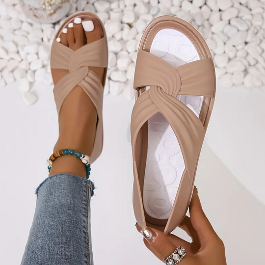 SoleKnots | Kobiece Sandały z Węzłem, Wygodne i Stylowe Letnie Klapki