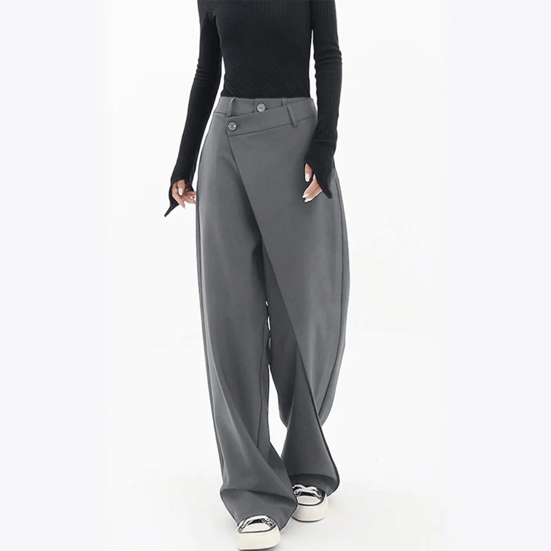 Pien | Eleganckie Szerokie Spodnie dla Odważnego Luksusowego Stylu dla Kobiet