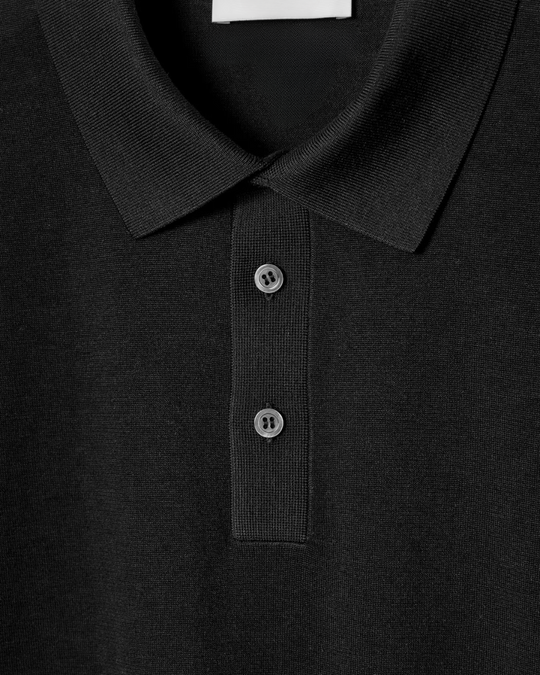 Męskie Polo z Krótkim Rękawem z Dzianiny | Slim Fit | Kołnierzyk z Listwą 3 Guziki | Smart Casual na Co Dzień i do Pracy