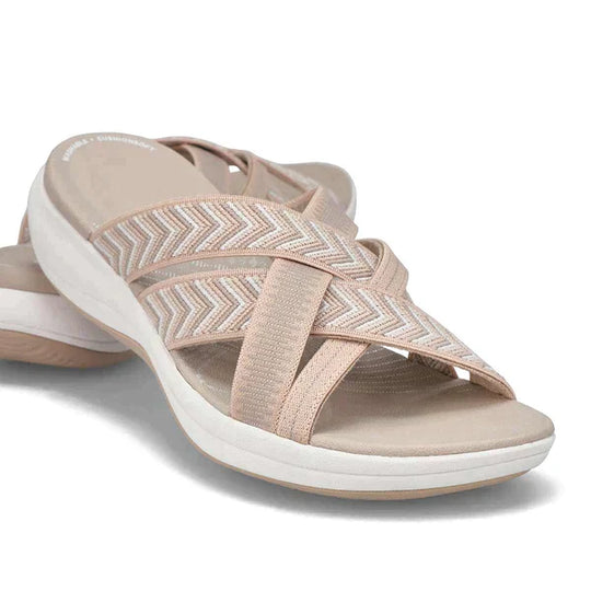 Elna | Eleganckie ortopedyczne sandały damskie - Wygodne wkładki, buty letnie