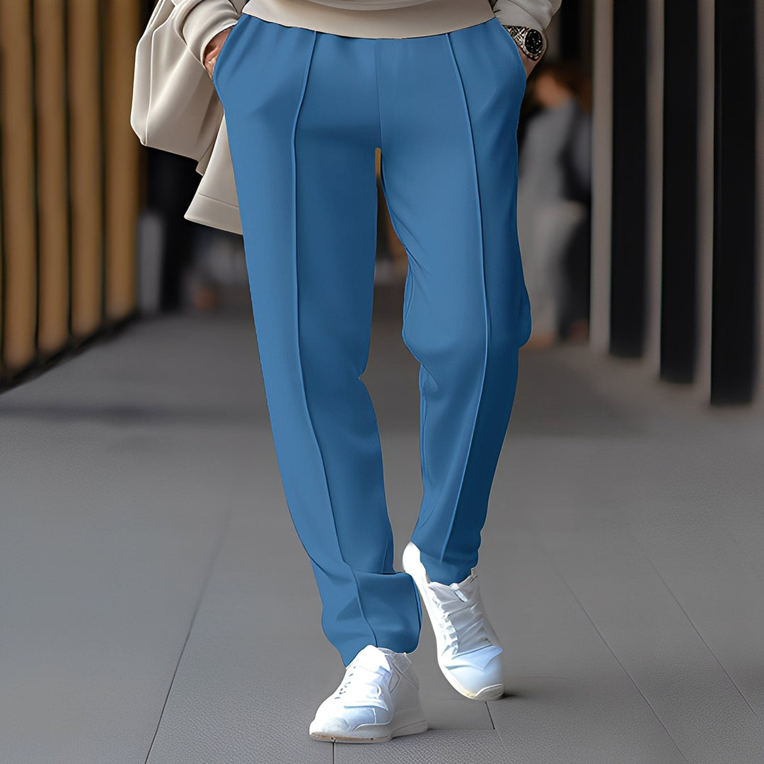 Męskie Spodnie Franklin o Klasycznym Kroju | Wygodne Regular Fit | Do Biura i Na Co Dzień | Uniwersalny Elegancko-Casualowy Styl