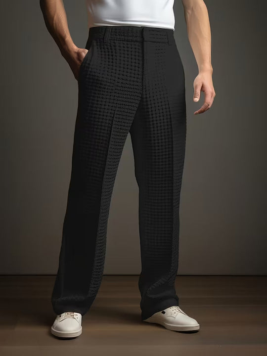 Męskie Spodnie z Kieszeniami Bocznymi | Wygodny Regular Fit | Casual Styl | Na Co Dzień i Czas Wolny