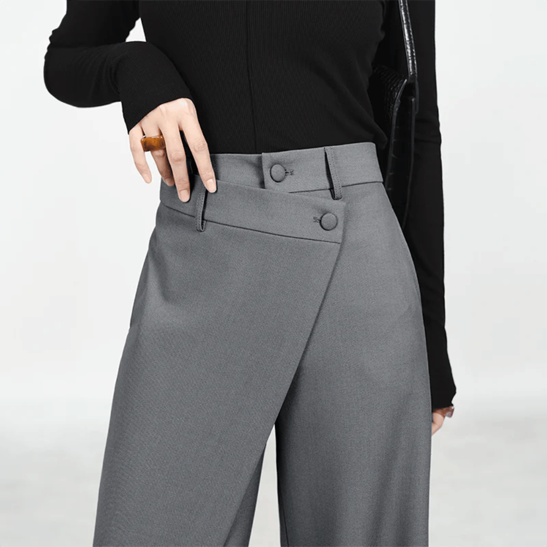 Pien | Eleganckie Szerokie Spodnie dla Odważnego Luksusowego Stylu dla Kobiet