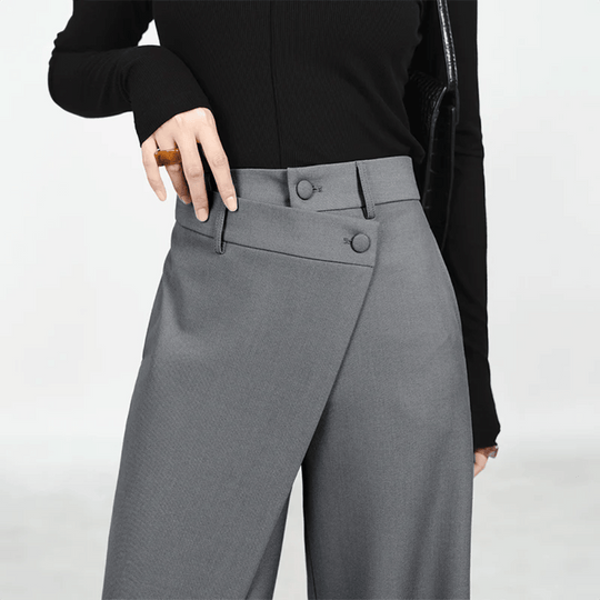 Pien | Eleganckie Szerokie Spodnie dla Odważnego Luksusowego Stylu dla Kobiet