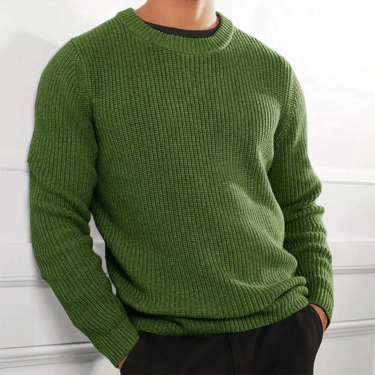 Bastian | Stylowy sweter z okrągłym dekoltem dla mężczyzn