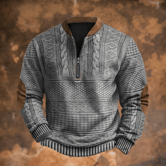 kevin | Sweter z detalem na zamek błyskawiczny