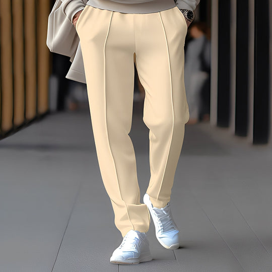 Męskie Spodnie Franklin o Klasycznym Kroju | Wygodne Regular Fit | Do Biura i Na Co Dzień | Uniwersalny Elegancko-Casualowy Styl