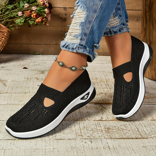 AirStep | Męskie buty ortopedyczne - oddychająca dzianina, wyściółka ortopedyczna