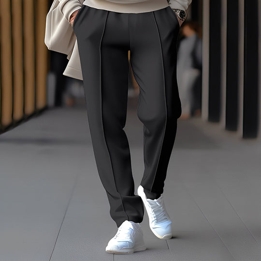 Męskie Spodnie Franklin o Klasycznym Kroju | Wygodne Regular Fit | Do Biura i Na Co Dzień | Uniwersalny Elegancko-Casualowy Styl