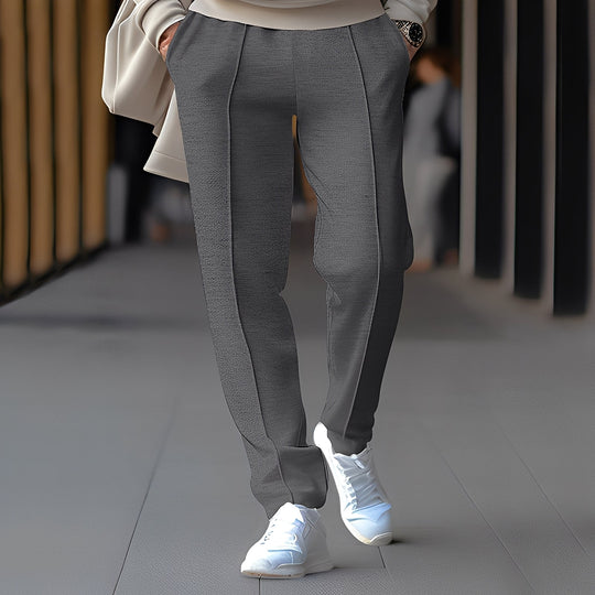 Męskie Spodnie Franklin o Klasycznym Kroju | Wygodne Regular Fit | Do Biura i Na Co Dzień | Uniwersalny Elegancko-Casualowy Styl