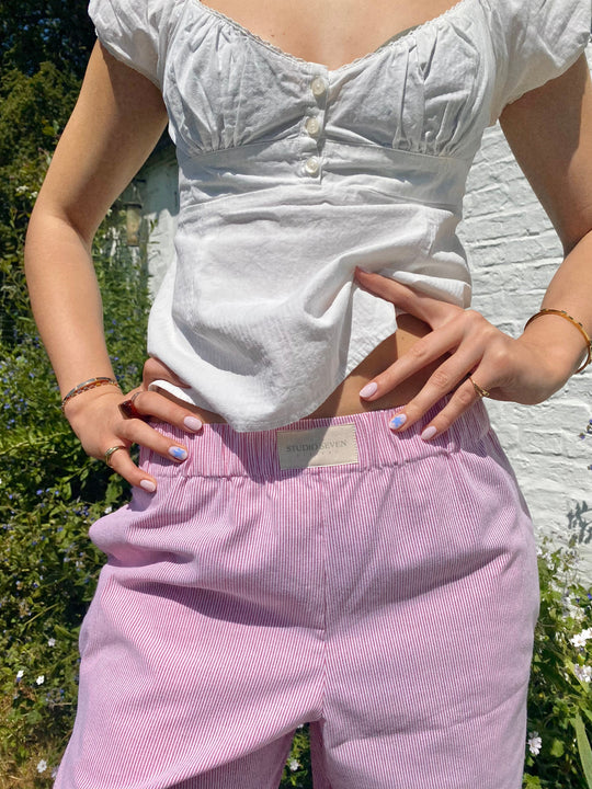 Stylowe Spodnie Loungewear z Miękkiego Materiału na Lato – Damskie