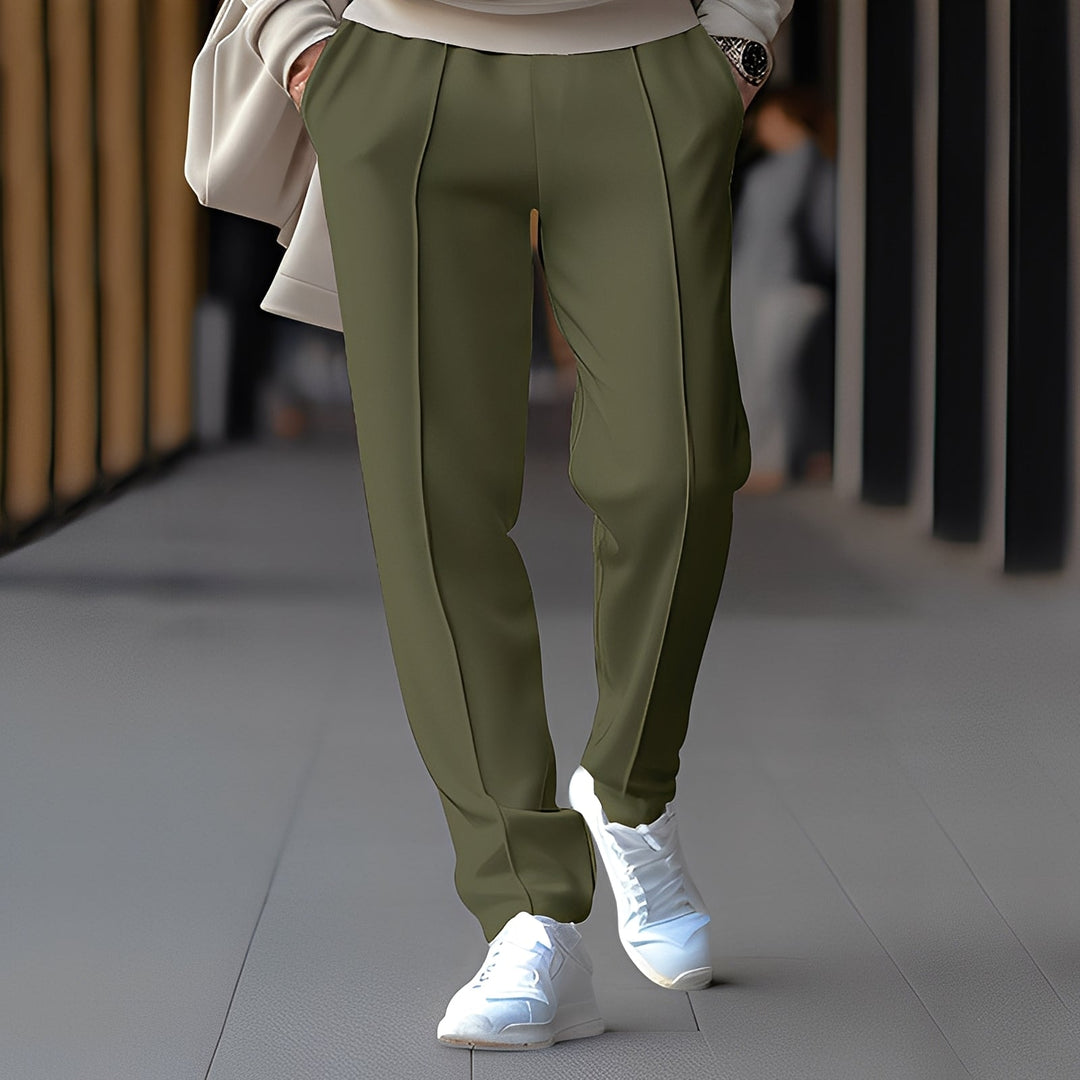 Męskie Spodnie Franklin o Klasycznym Kroju | Wygodne Regular Fit | Do Biura i Na Co Dzień | Uniwersalny Elegancko-Casualowy Styl
