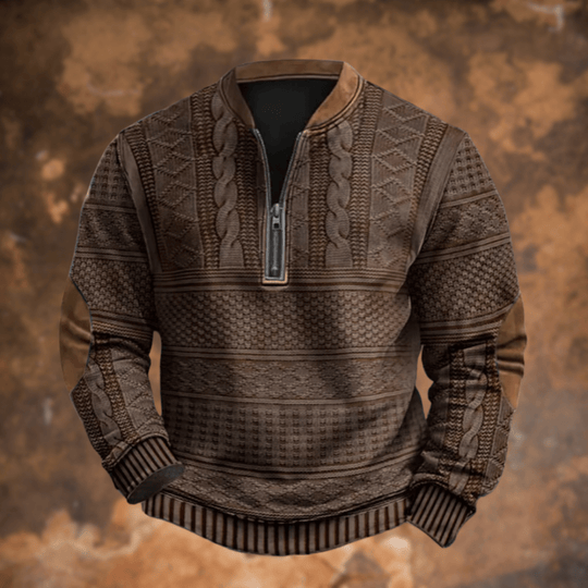 kevin | Sweter z detalem na zamek błyskawiczny