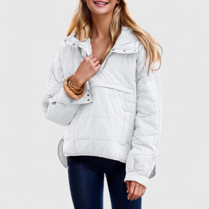 Kurtka damska | oversize, kaptur