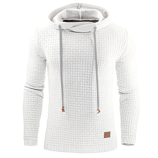 Sweter męski | luźny krój, jednolity design