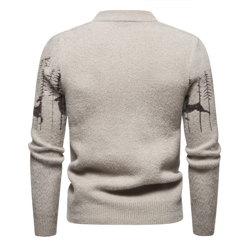 Sweter z Motywem Świątecznym dla Mężczyzn | Idealny na zimę
