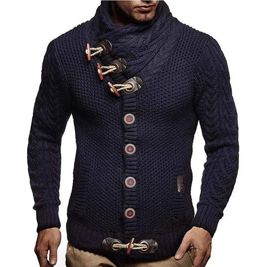 Sweter Tricotowany o Dopasowanym Kroju dla Mężczyzn | Idealny na Okazje Casualowe i Półformalne