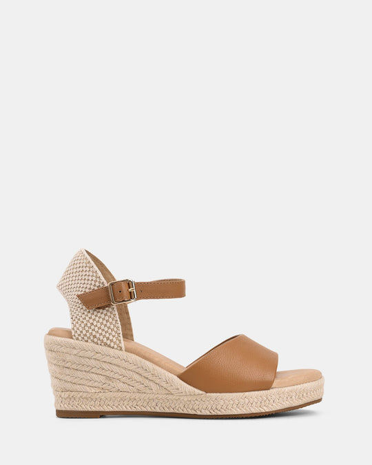 Kobieta | Sandały Na Obcasie | Pleciony Pasek | Deep Comfort | Komfort Całodzienny