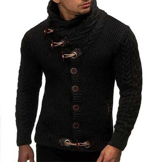 Sweter męski z dzianiny | dopasowany krój