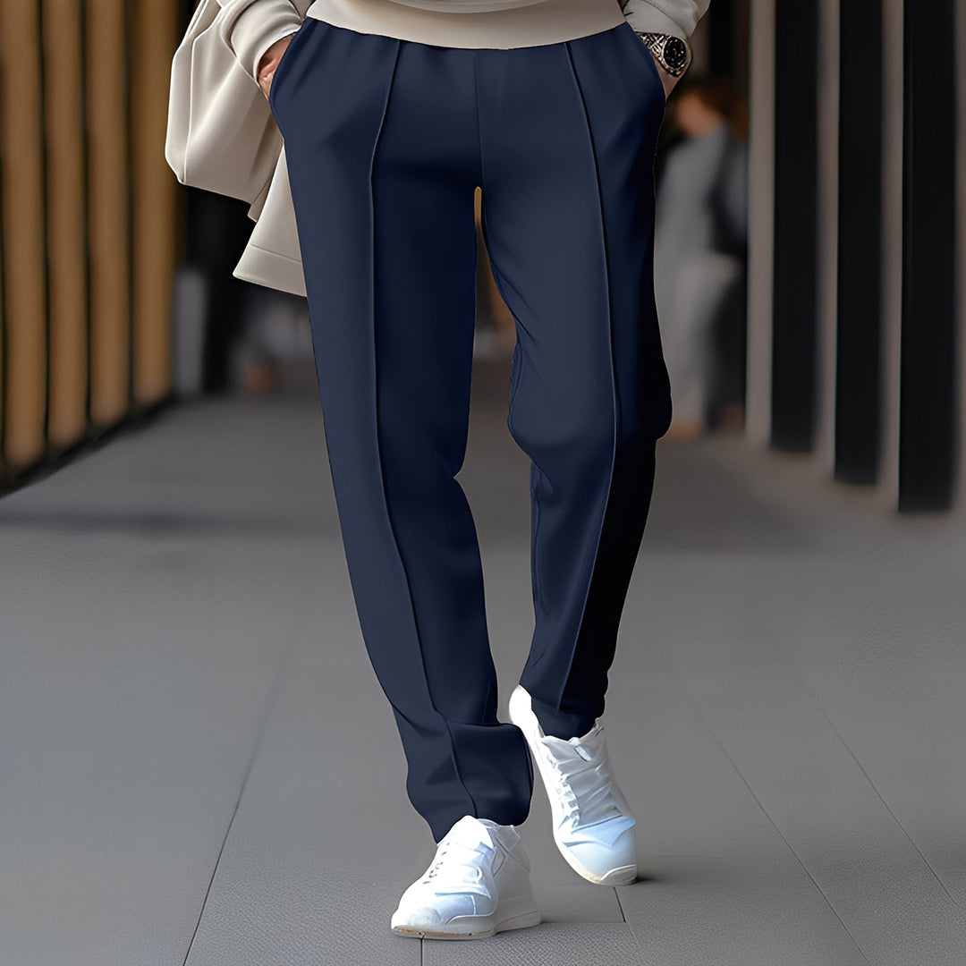 Męskie Spodnie Franklin o Klasycznym Kroju | Wygodne Regular Fit | Do Biura i Na Co Dzień | Uniwersalny Elegancko-Casualowy Styl