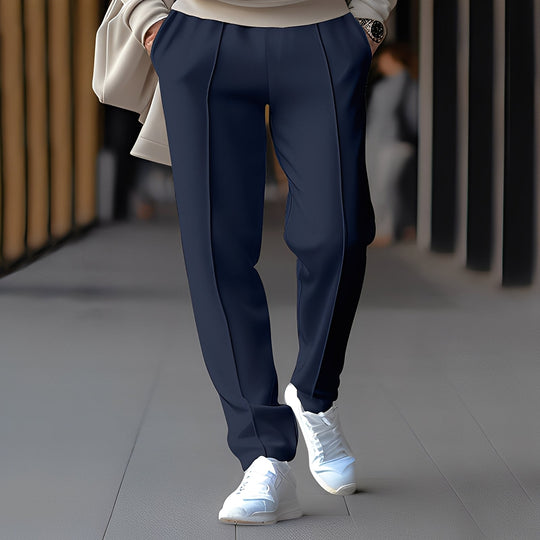 Męskie Spodnie Franklin o Klasycznym Kroju | Wygodne Regular Fit | Do Biura i Na Co Dzień | Uniwersalny Elegancko-Casualowy Styl