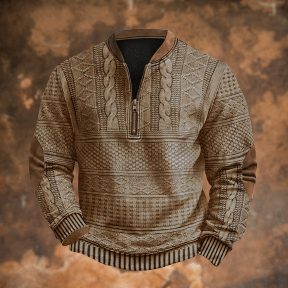 kevin | Sweter z detalem na zamek błyskawiczny