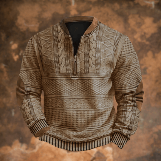 kevin | Sweter z detalem na zamek błyskawiczny
