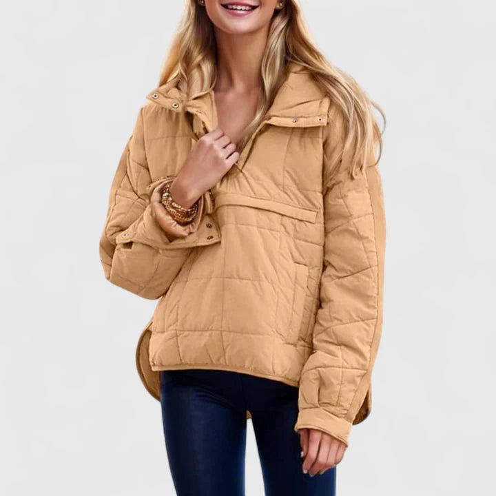 Kurtka damska | oversize, kaptur