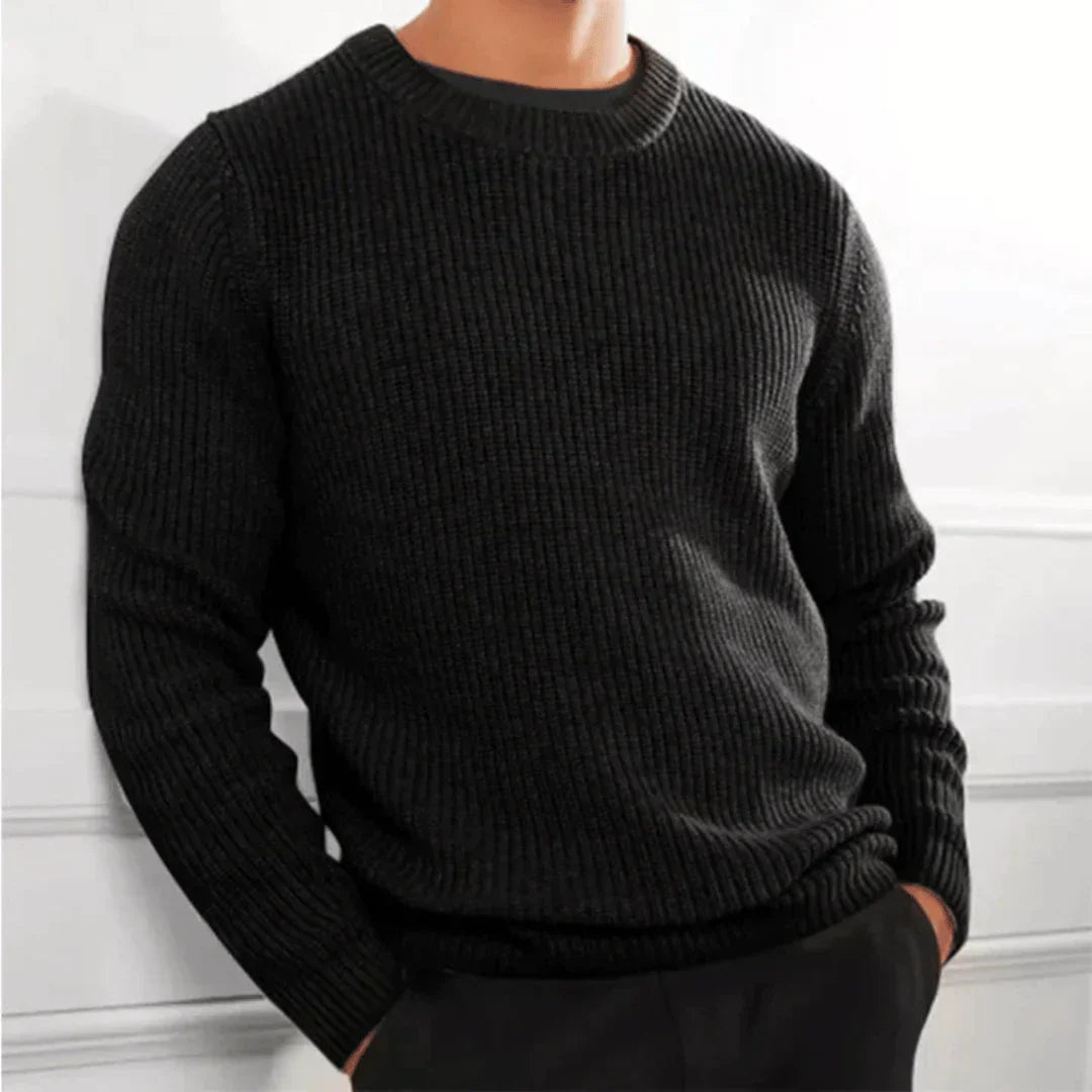 Bastian | Stylowy sweter z okrągłym dekoltem dla mężczyzn