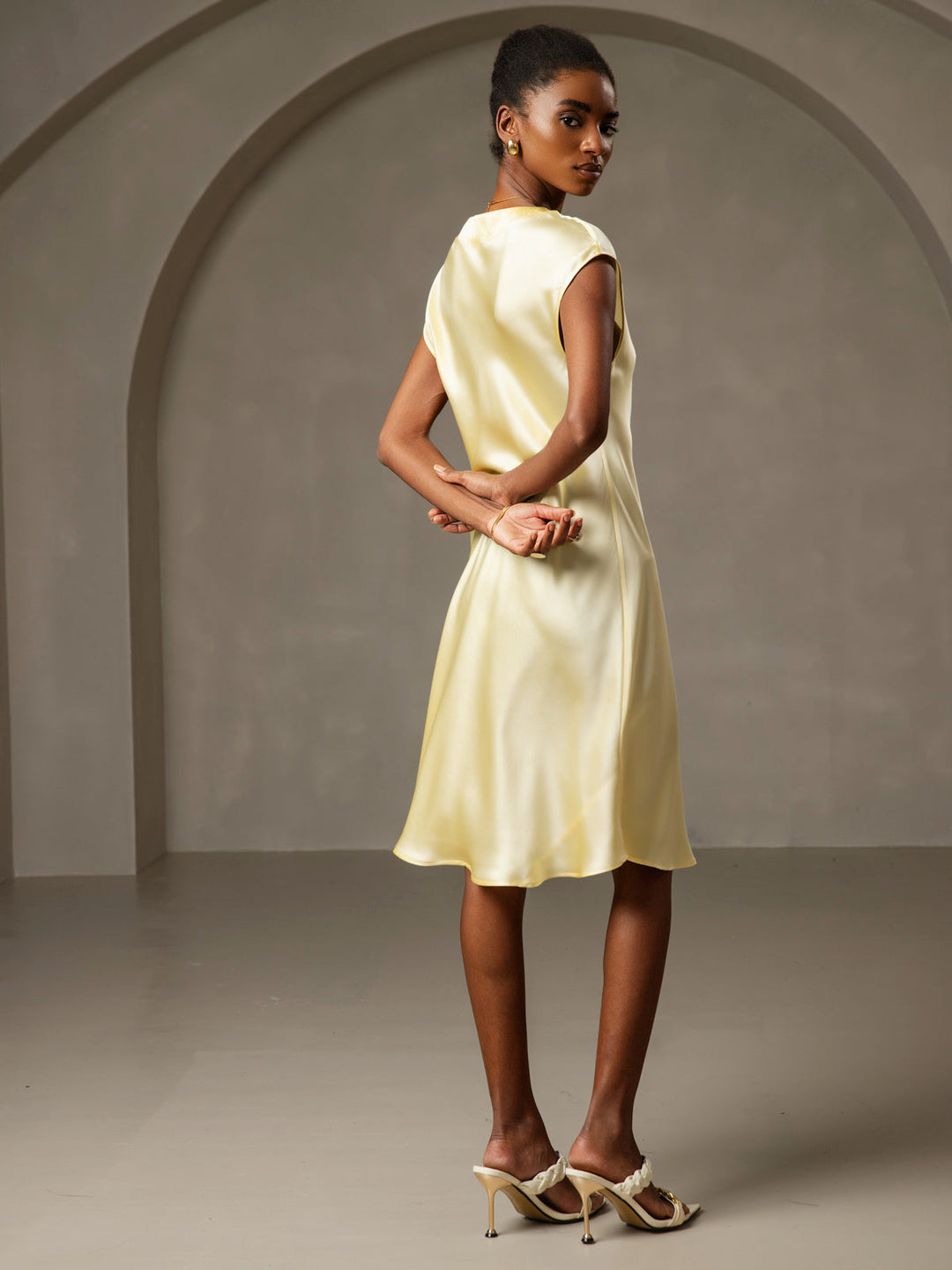 Adalyn - Elegancka Krótka Rękaw Comfort Damska Koszula Nocna