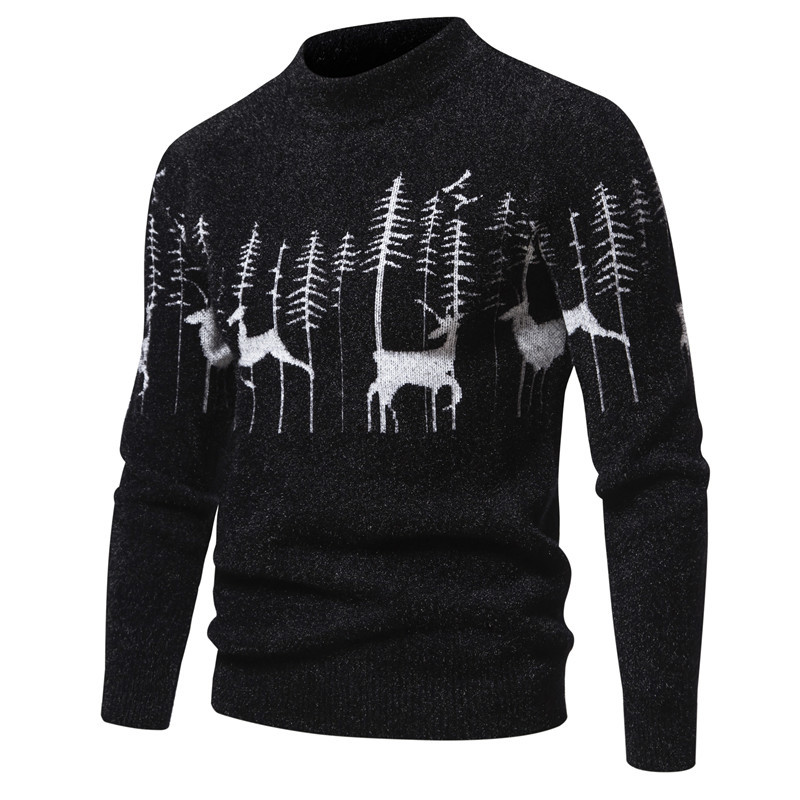 Sweter z Motywem Świątecznym dla Mężczyzn | Idealny na zimę
