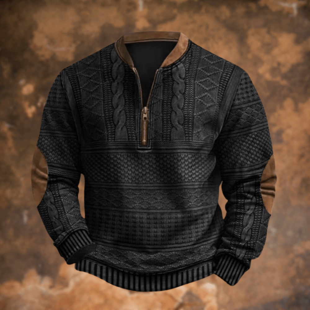 kevin | Sweter z detalem na zamek błyskawiczny