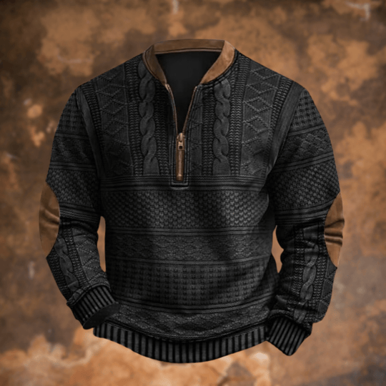 kevin | Sweter z detalem na zamek błyskawiczny