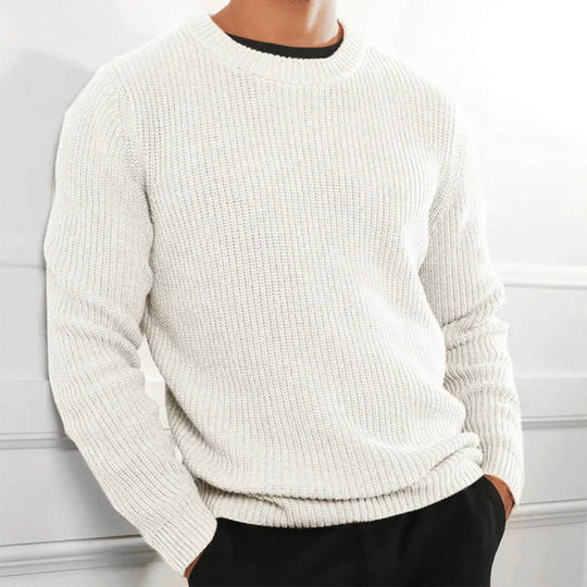 Bastian | Stylowy sweter z okrągłym dekoltem dla mężczyzn